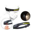 5 Modes Headlamp Rechargeable Waterproof Sensor Headlamp Suitable For Hiking & Camping