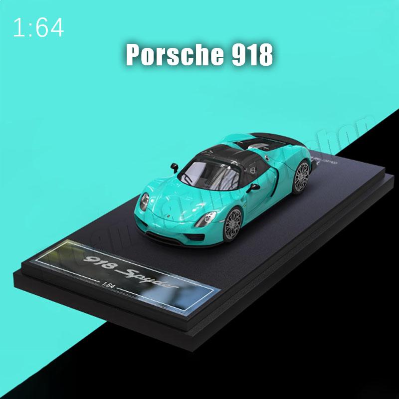 1:64 Porsche 918 Alloy Car Model Collectible Boutique Model Holiday Gift