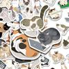 50 шт. Мультяшные наклейки с котами для телефона, ноутбука, скрапбукинга, холодильника, стены, DIY, эстетичные, водонепроницаемые наклейки, креативные подарки