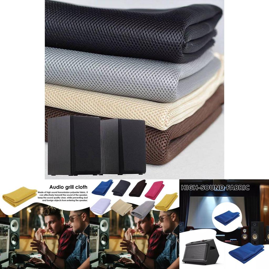 High Quality Polyester Speaker Mesh Cloth Ideal For Home Theater And Professional Audio