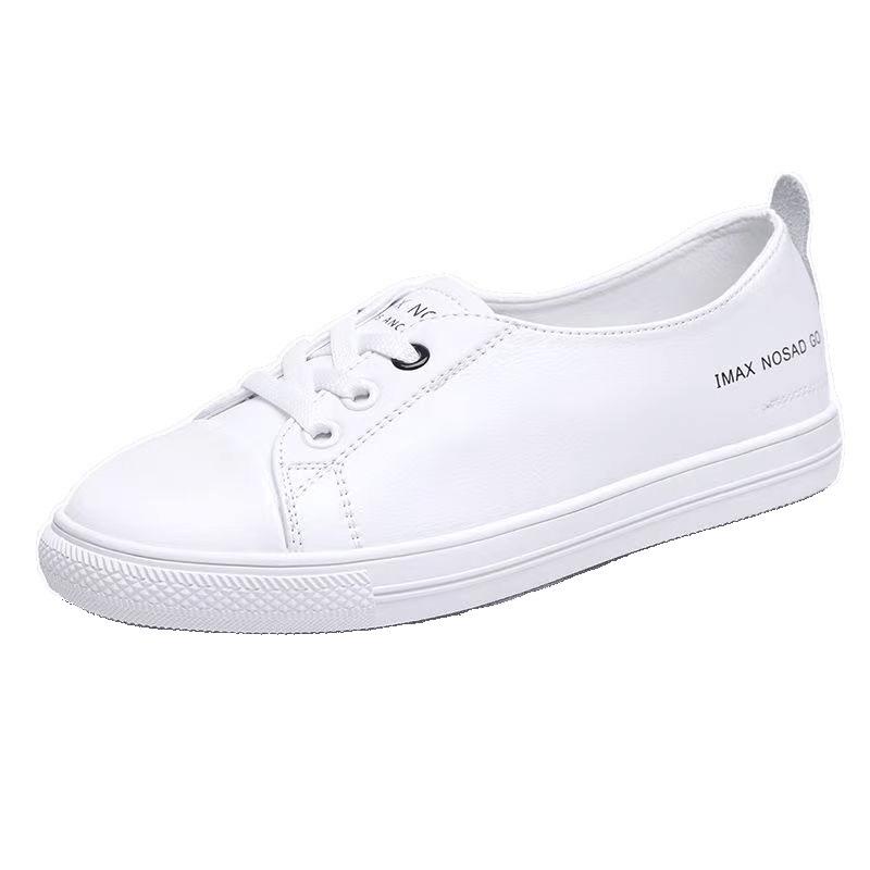 Летние женские универсальные белые слипоны 2025 года - Тонкие, неглубокие, стильные и удобные.