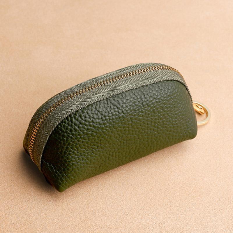 Чехол для ключей автомобиля из искусственной кожи Мужской Женский Кошельки Обложки для ключей от дома Сумка-кошелек на молнии Отделения для карт