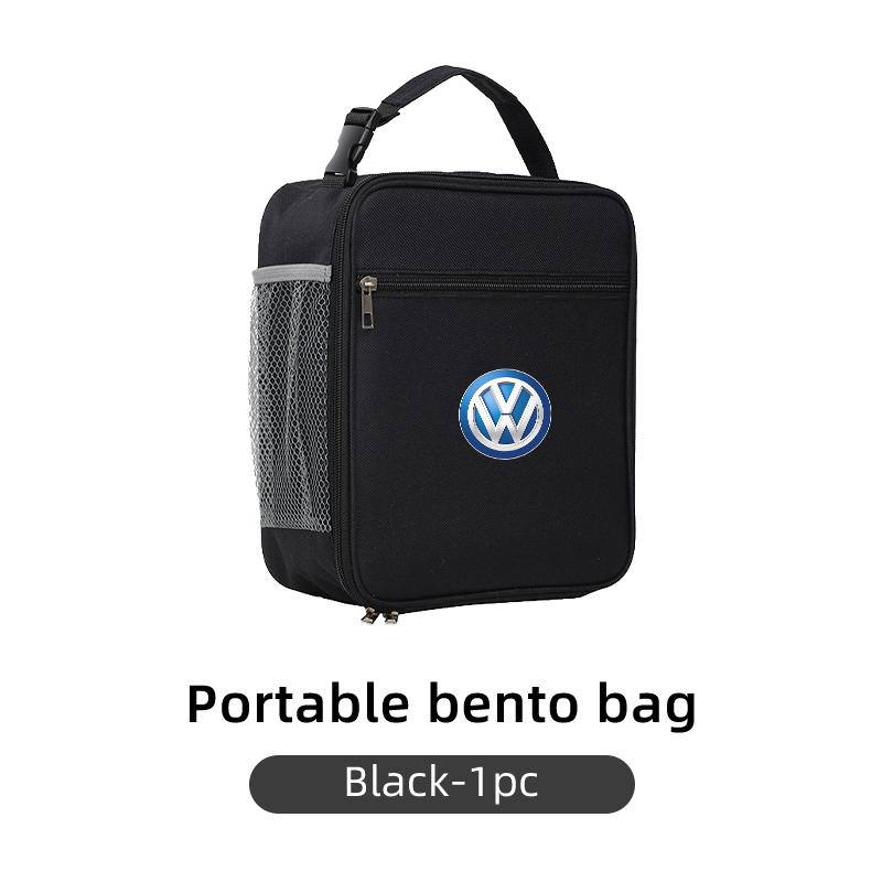 opq1 Car Insulated Lunch Bag Ice Pack Food Container Food Picnic Bags For VW GTI T5 Scirocco Polo T5 Passat B6 Golf 3 4 5 6 Tiguan