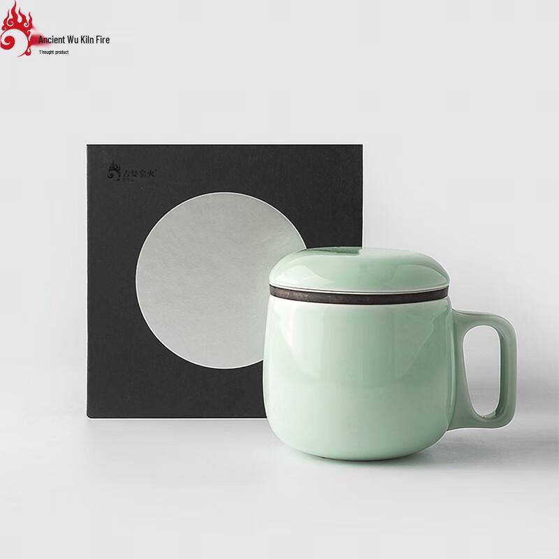 Guwu Kiln Fire Warm Heart Ceramic Cup