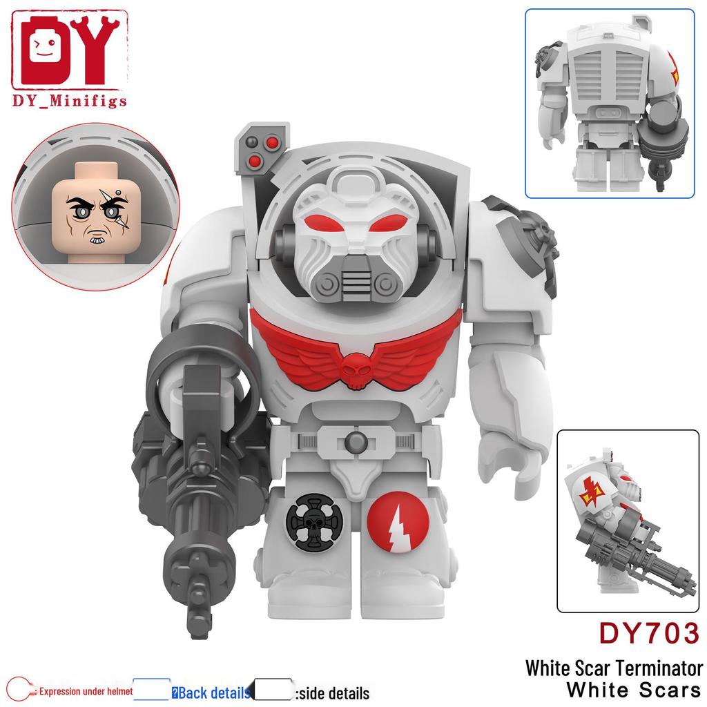 Dark Source Warhammer Терминатор Ультрамарин и Кровавые Ангелы Строительный Блок Минифигурка DY701-708