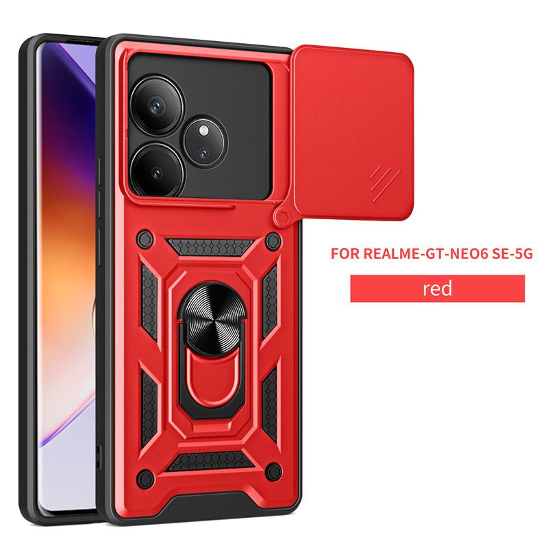 Armor Funda для Oppo Realme GT 6T GT6T Neo6 SE Neo6 5G магнитный держатель кольцо чехол для Realme GT Neo 6 6 T объектив защитная задняя крышка