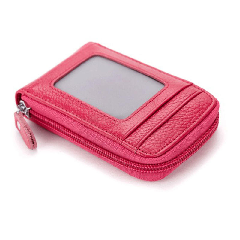 Fashion Men's/Women's  Mini PU Leather Wallet ID Credit Cards Holder Purse High Quality