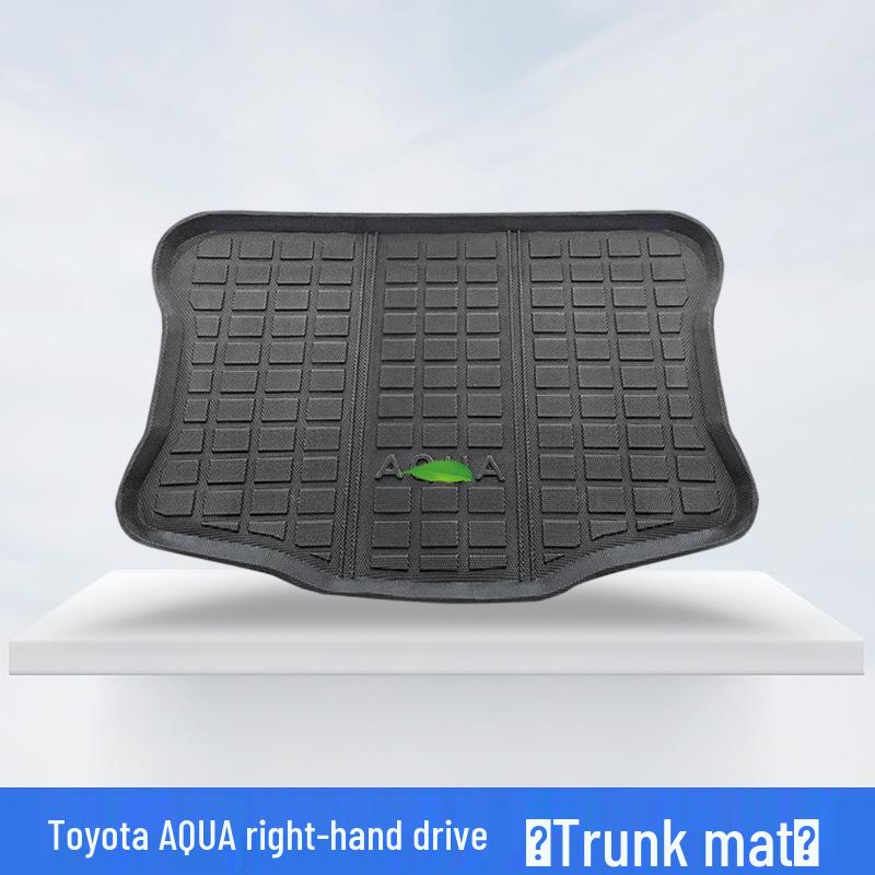 Нескользящие экологичные коврики из ТПЭ для ног и багажника для праворульных Toyota Aqua Prius C