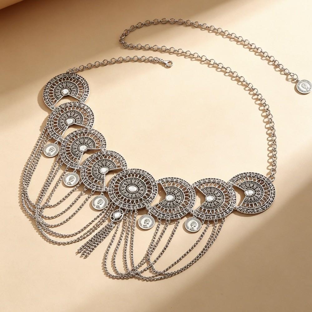 Tassel Belly Chain Vintage Waist Chain Belt Belly Dance Scarf Dress Accessories
