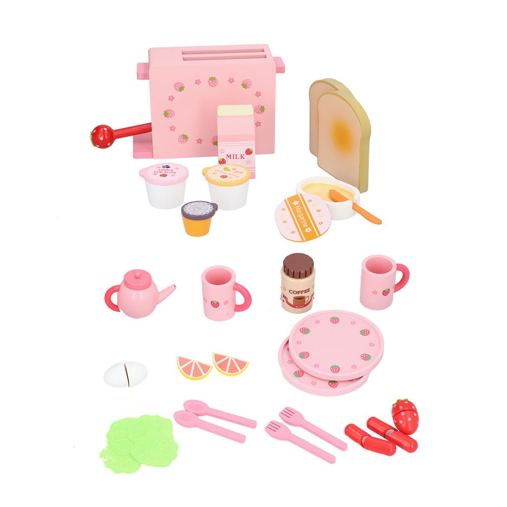 Имитация чайника для завтрака, тостера для хлеба, детская развивающая ролевая игра, кухонная игрушка