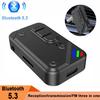 Адаптер-приемник-передатчик Bluetooth 5.3 3,5 мм AUX MP3-плеер Hi-Fi аудиоадаптер для ТВ, автомобиля, колонки, поддержка TF-карты, FM-функция