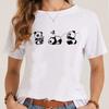 Fashion Clothes Ladies Panda Lovely Trend Cartoon Clothing Short Sleeve Graphic T Shirt Summer Tee Women T-shirt Female Top