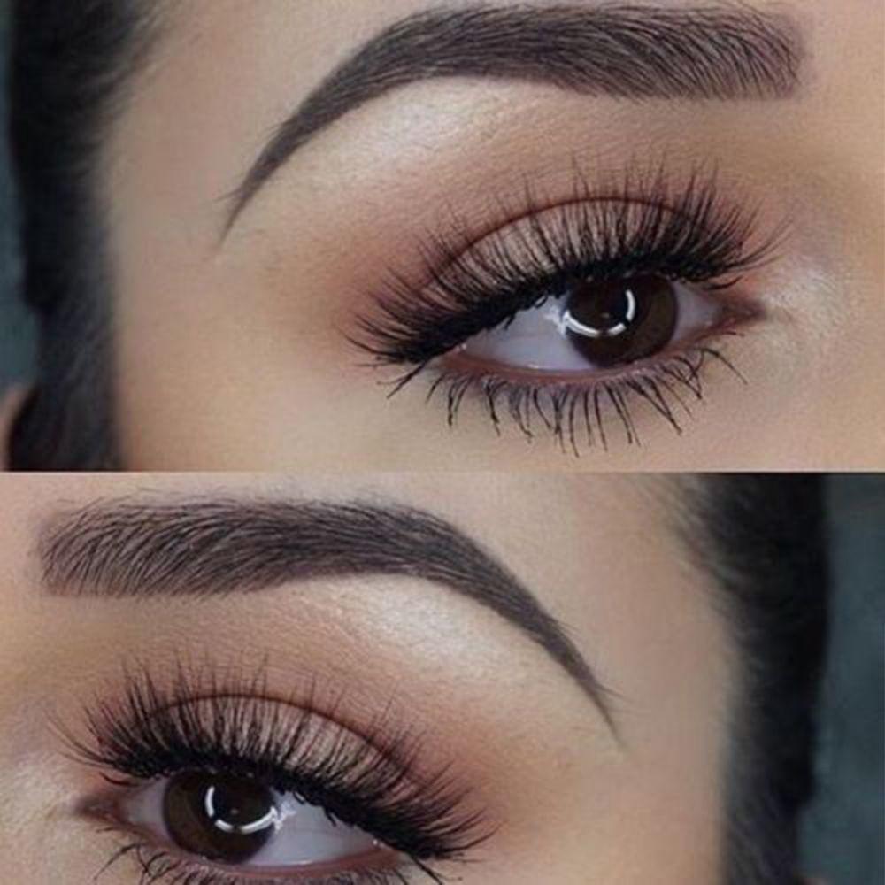 Fake Eyelashes No Glue Needed Thick Natural Curly Reusable 3D Mink Self-adhesive False Eyelashes