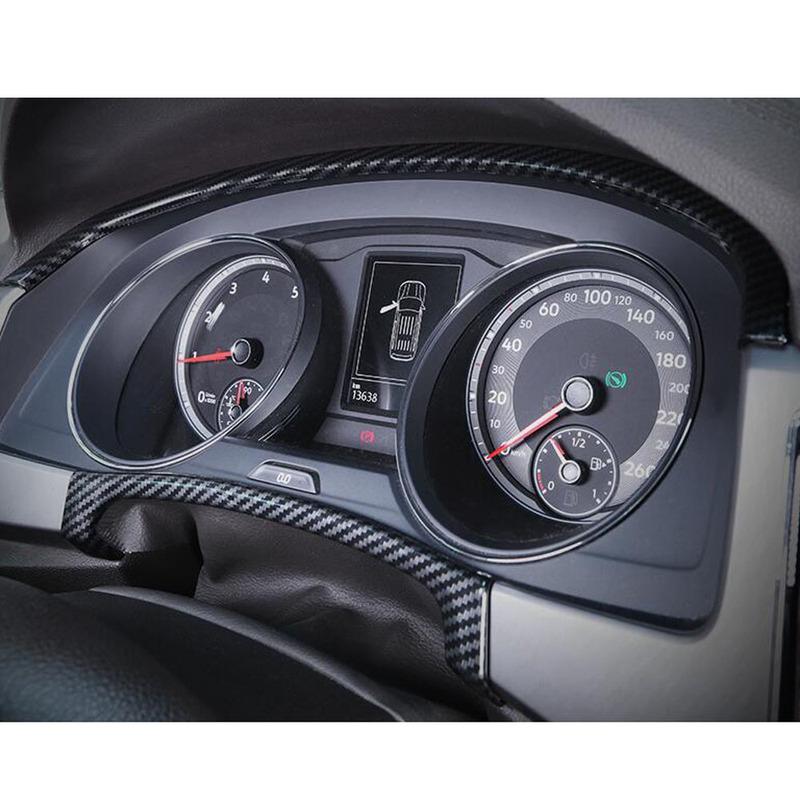 Для VW Volkswagen Teramont Atlas 2017 2018 ABS Автомобильная декоративная накладка на панель приборов Наклейка Аксессуары для интерьера Авто