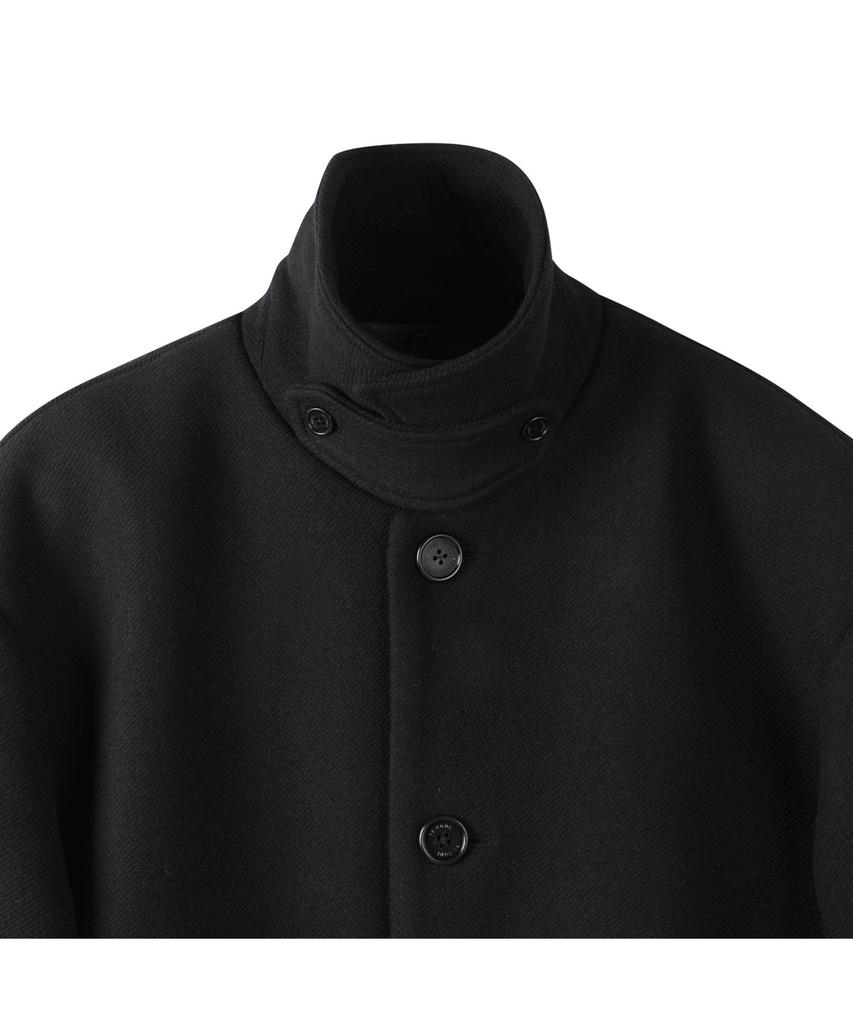 Recode Sleeve Patch Cargo Worker Half Coat_Rkcaw24609Bkx