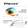 FISH KING Зимняя приманка для зимней рыбалки Балансир 3D глаза Джиг-приманка Жесткая приманка Балансировщики для ловли окуня и щуки