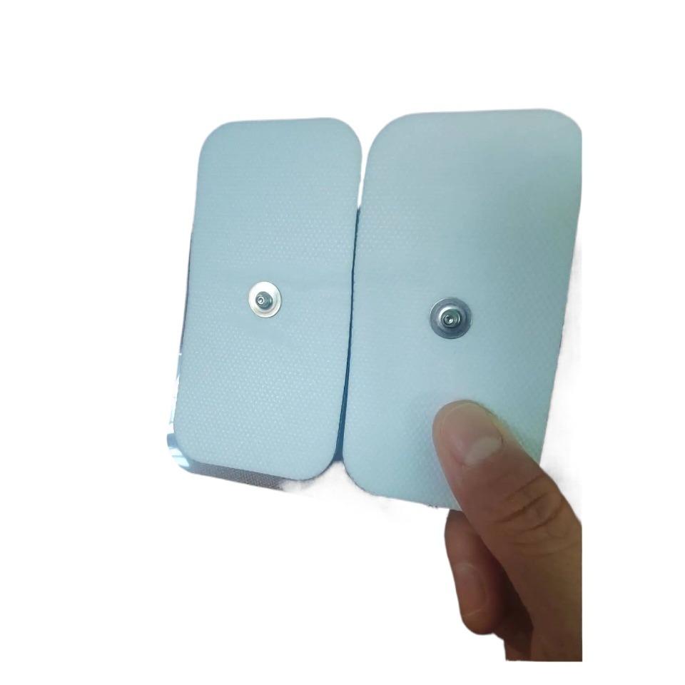 20pcs 3.7mm Stud Electrodes Hollow Head Dual Snap Tens Gel Adhesive Replacement Muscle Stimulator Electrotherapy Massage Pads