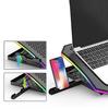 Кулер для ноутбука Lamore Advanced Model 16 миллионов цветов RGB LED Color Мощный большой охлаждающий вентилятор Высокопроизводительная охлаждающая подставка Охлаждающая подставка с 2 USB