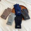 Warm Knitted Gloves Windproof Winter Gloves Fashion Full Finger Gloves Outdoor