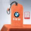 SQLI6 Suede Leather Car Smart NFC Card Key Case Cover Shell For BMW 1 3 5 7 Series X1 X3 X5 X6 X7 535le Protector Keychain Accessories