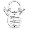 Stainless Steel School Graduate Pendant Gifts Engraved Commemorative Keyring  Celebrate Party