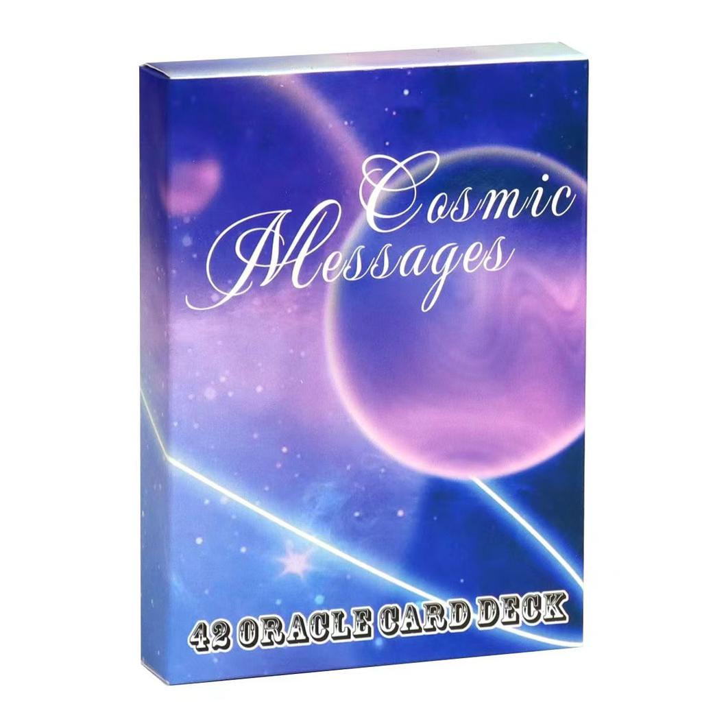 10,4*7,3 см, 42 шт. Карты Oracle, вдохновляющие космические послания
