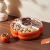 Разделенный с крышкой для фруктов, журнальный столик в гостиной, коробка для орехов и конфет, китайский бытовой поднос для фруктов в гостиной