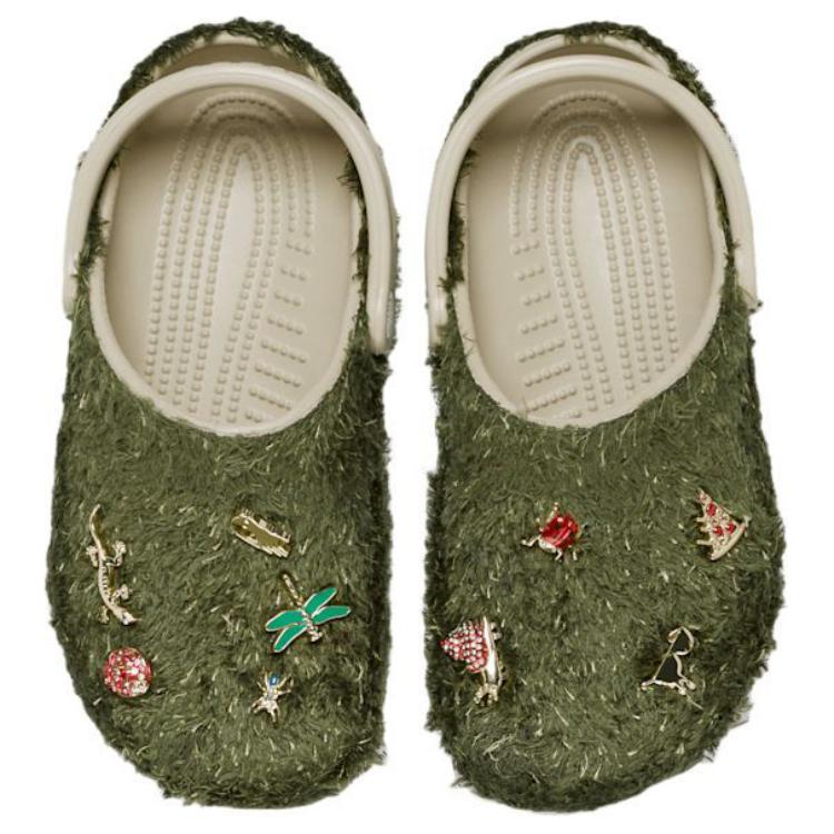 Crocs Износостойкие Низкие Повседневные Кроссовки Унисекс Зеленые 210686-3XE