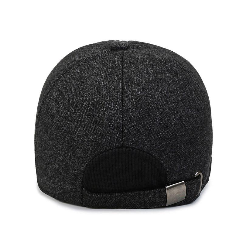 Спортивные буквы Среднего возраста Пожилые Шляпы Осень Зима Защита ушей Теплые Толстые