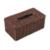 Hand Woven Rattan Woven Tissue Box Japanese Style Napkin Box Simple Napkin Holder  Tea Table