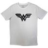 Wonder Woman Unisex Adult Paint Logo T-Shirt