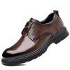 2025 British Style Men's Leather Casual Shoes Thick Soled Wear-resistant Classic Loafers Business Men's Formal Shoes Trendy