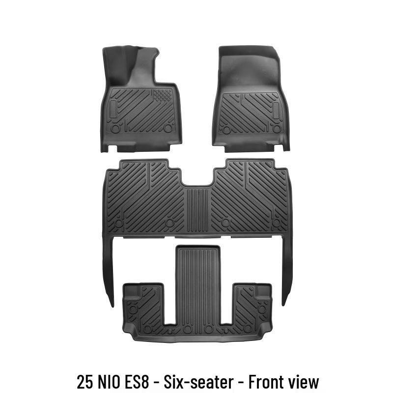 Коврики в салон Nio ES8: 3D Высокий край, Устойчивый к царапинам, Экологичный TPE, Подходит для 25 моделей