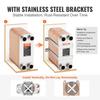 100 Plate Heat Exchanger 4*1-1/4" MNPT Ports 5"x 12" Brazed 316L St. Steel