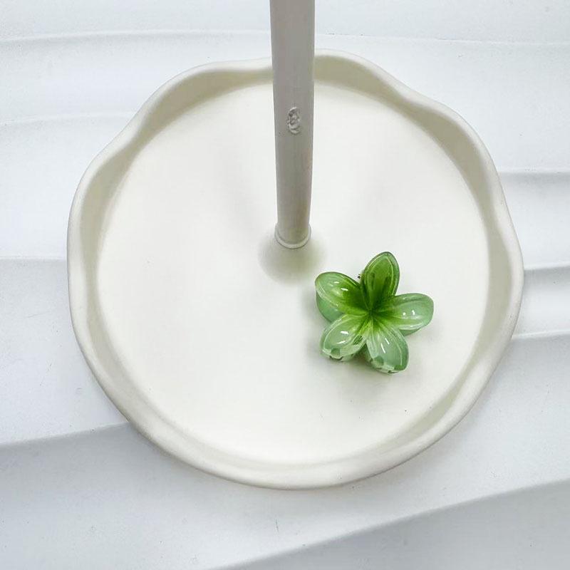 Европейский и американский Франжипани 4 см Модный зажим-краб для волос для пляжного отдыха