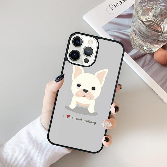 Милый французский бульдог йога Чехол-оболочка для iPhone 17 Air 15 16 14 13 12 Pro Max 11 Pro Max Plus Чехол для телефона