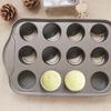 Мини-форма для выпечки Deluxe, 12 чашек для чизкейка, противень для торта с антипригарным покрытием, кекс для кексов
