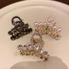 New Pearl Grab Clip Internet Celebrity Versatile Small Side Clip Diamond Barrettes Headwear Girls Women Hair Accessories