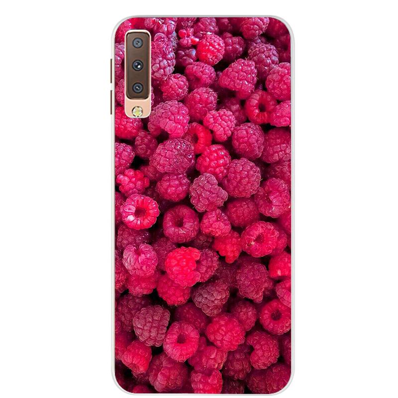 Чехлы для Samsung Galaxy A7 2018, силиконовый цветной чехол для телефона, чехол для Samsung A7 2018 A750 A750F, защитный корпус 6,0 дюймов