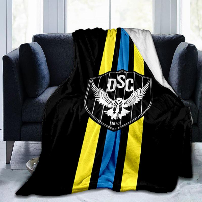 Duhok Sports Club Emblem Blanket Suitable for Sofas, Beds, Offices, And Camping - Perfect Gift for Halloween Christmas