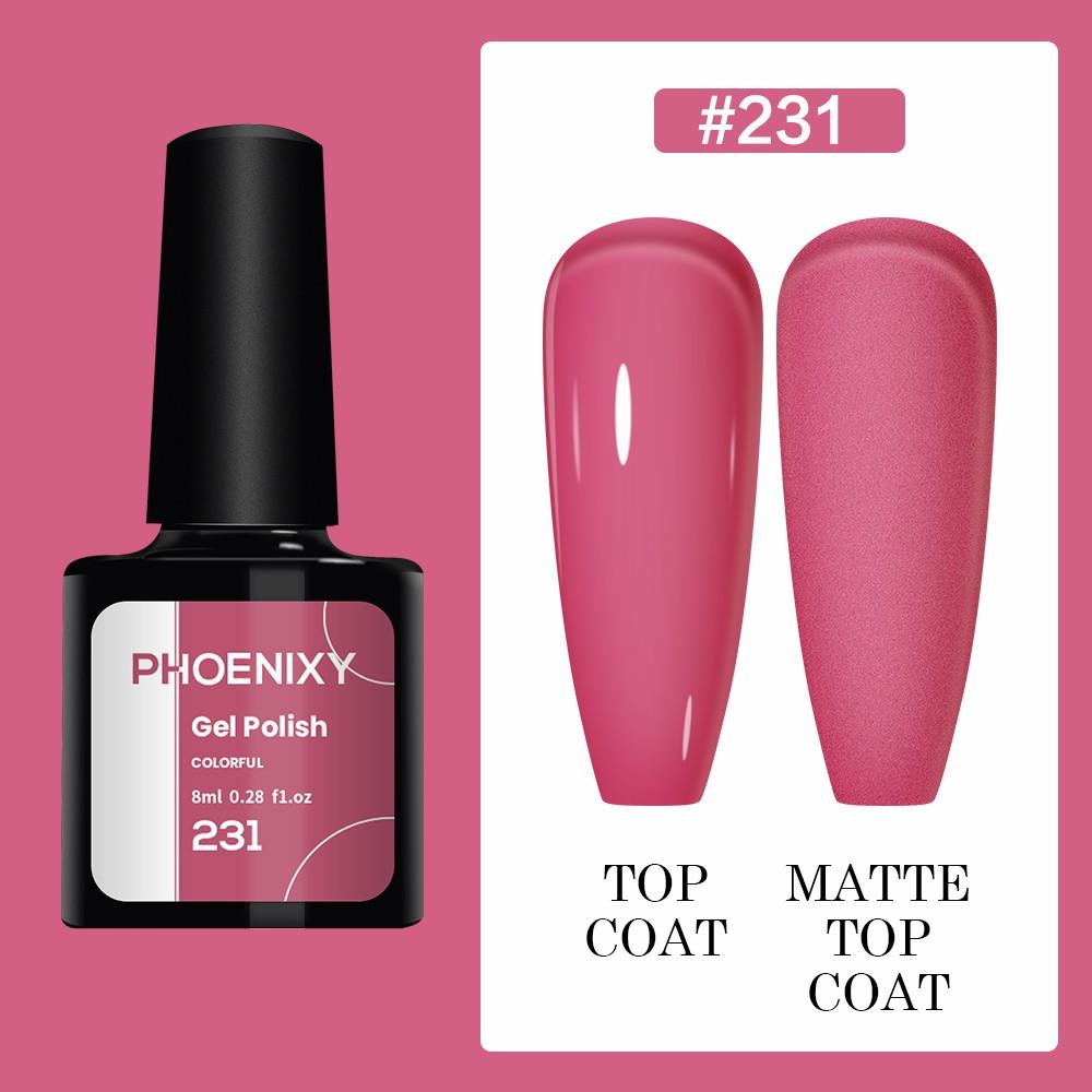PHOENIXY, 50 шт., гель-лак для ногтей, долговечный гель-лак, верхнее базовое покрытие, полуперманентный гель-лак, дизайн ногтей «сделай сам»