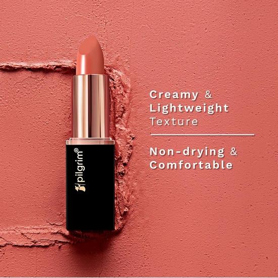 Pilgrim Matte Bullet Lipstick Intense Color Стойкая к переносу и размазыванию Mocha Bliss-04