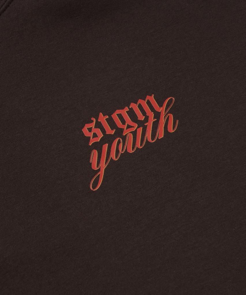 [Stgm Youth] Худи с логотипом Коричневый