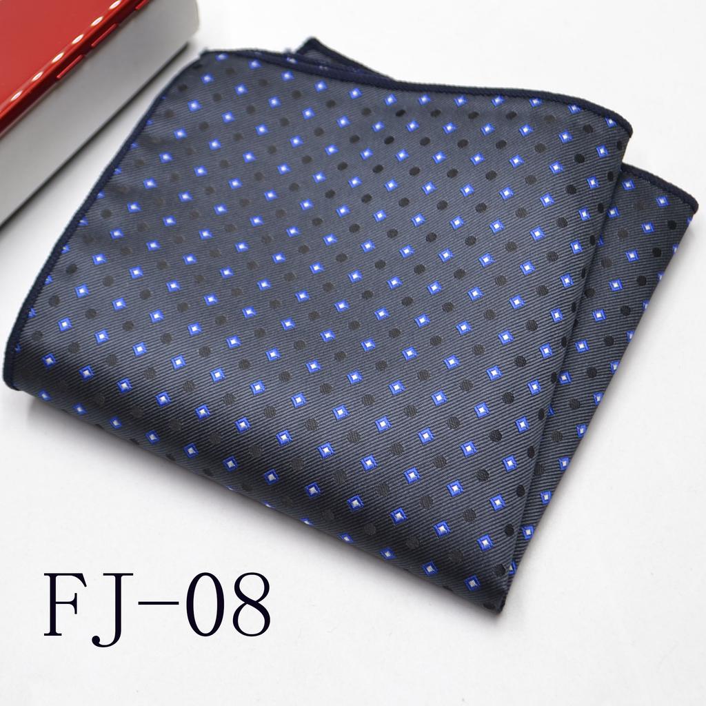 Мужской карманный платок Корейская версия Цветок кешью Маленький квадратный Костюмный носовой платок Универсальный наряд 24*24 см