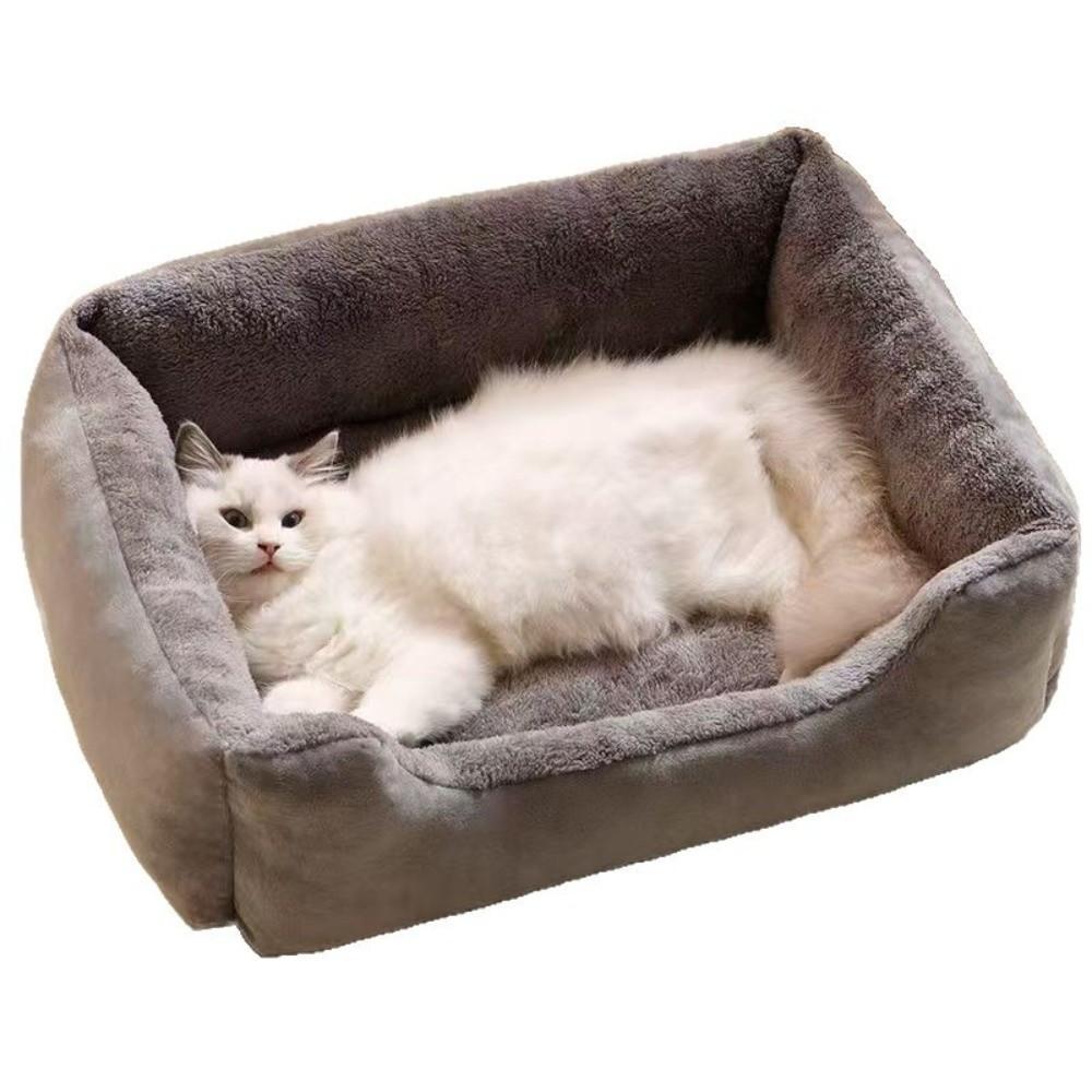 Warm Comfort Pet Cushion Bed Soft Texture Pet Sleeping Mat Comfortable Cat Bed Dogs Puppies