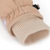 1 Pair Kids Gloves Waterproof Winter Ski Gloves Soft Fleece Lining Windproof Adjustable Strap Solid Color Threaded Gloves