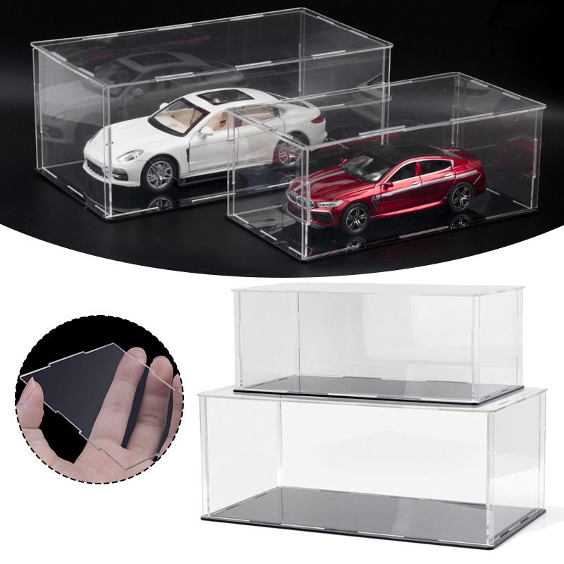 Автомобильный ящик для хранения предметов коллекционирования, прозрачная акриловая коробка, защита, витрина, коробка для хранения, подарочный чехол для коллекции