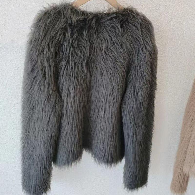 Вязаный кардиган свитер куртка женская осенне-зимняя одежда утолщенный новый стиль мягкий липкий