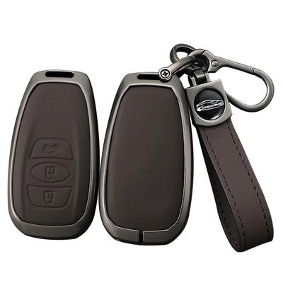 Чехол для смарт-ключа Subaru, Держатель для ключей, Сплав + Кожа, Чехол для ключа, Для Toyota, GR86,