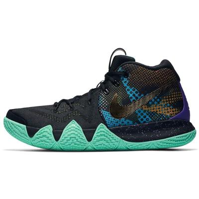 Мужские кроссовки Kyrie 4 EP Mamba Mentality Black Sonic-Yellow-Purple-Venom AV2594-001
